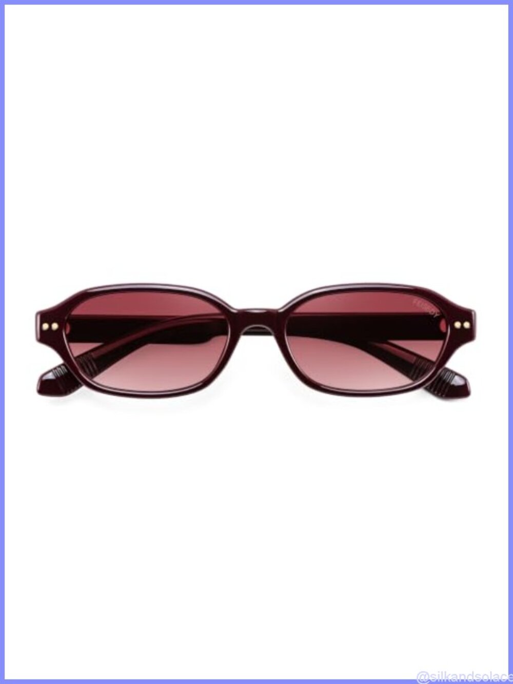 Polarized Retro Rectangle Sunglasses Narrow Frame UV400 Full-Frame